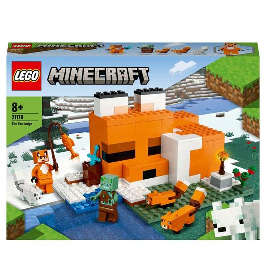 LEGO Minecraft Il Capanno della Volpe 21178 toysvaldichianasrl 
