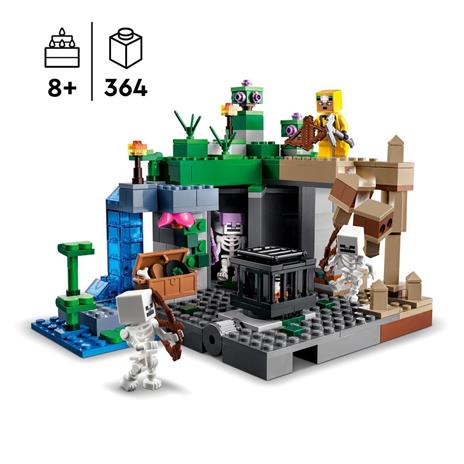 LEGO MINECRAFT LE SEGRETE DELLO SCHELETRO 21189 toysvaldichiana.it 