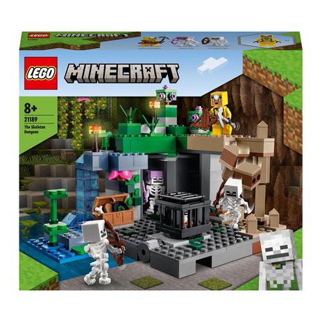 LEGO MINECRAFT LE SEGRETE DELLO SCHELETRO 21189 toysvaldichiana.it 