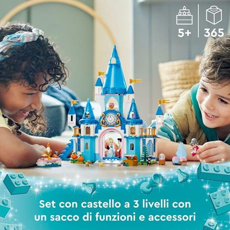 LEGO Principessa Disney 43206 Il Castello di Cenerentola e del Principe Azzurro toysvaldichiana.it 