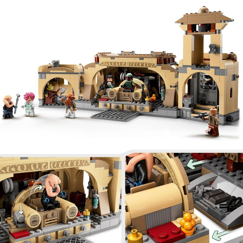 Lego Star Wars La Sala Del Trono Di Boba Fett 75326 toysvaldichiana.it 