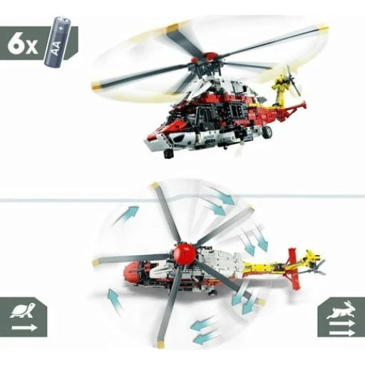 LEGO Technic Elicottero di salvataggio Airbus H175 42145 toysvaldichiana.it 