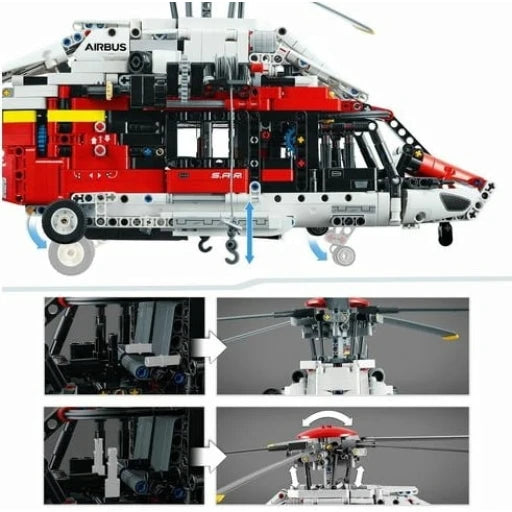 LEGO Technic Elicottero di salvataggio Airbus H175 42145 toysvaldichiana.it 