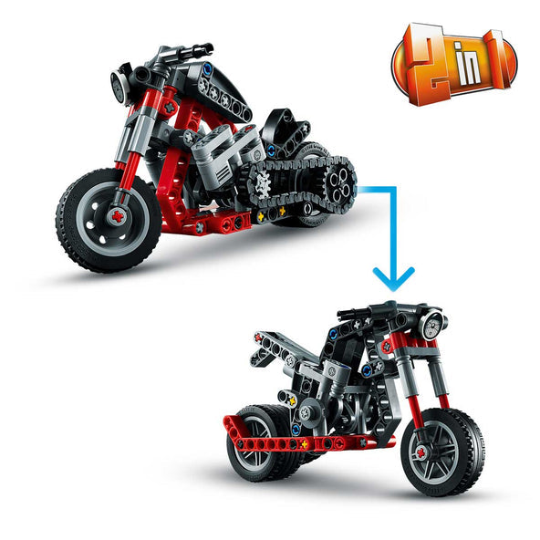 LEGOTechnic Motocicletta - 42132 toysvaldichiana.it 