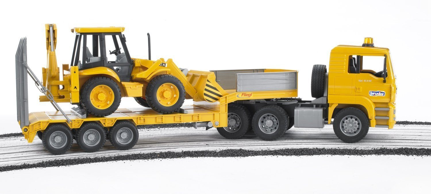 MAN TGA bilico con scavatore JCB 4CX Backhoe - toysvaldichiana.it