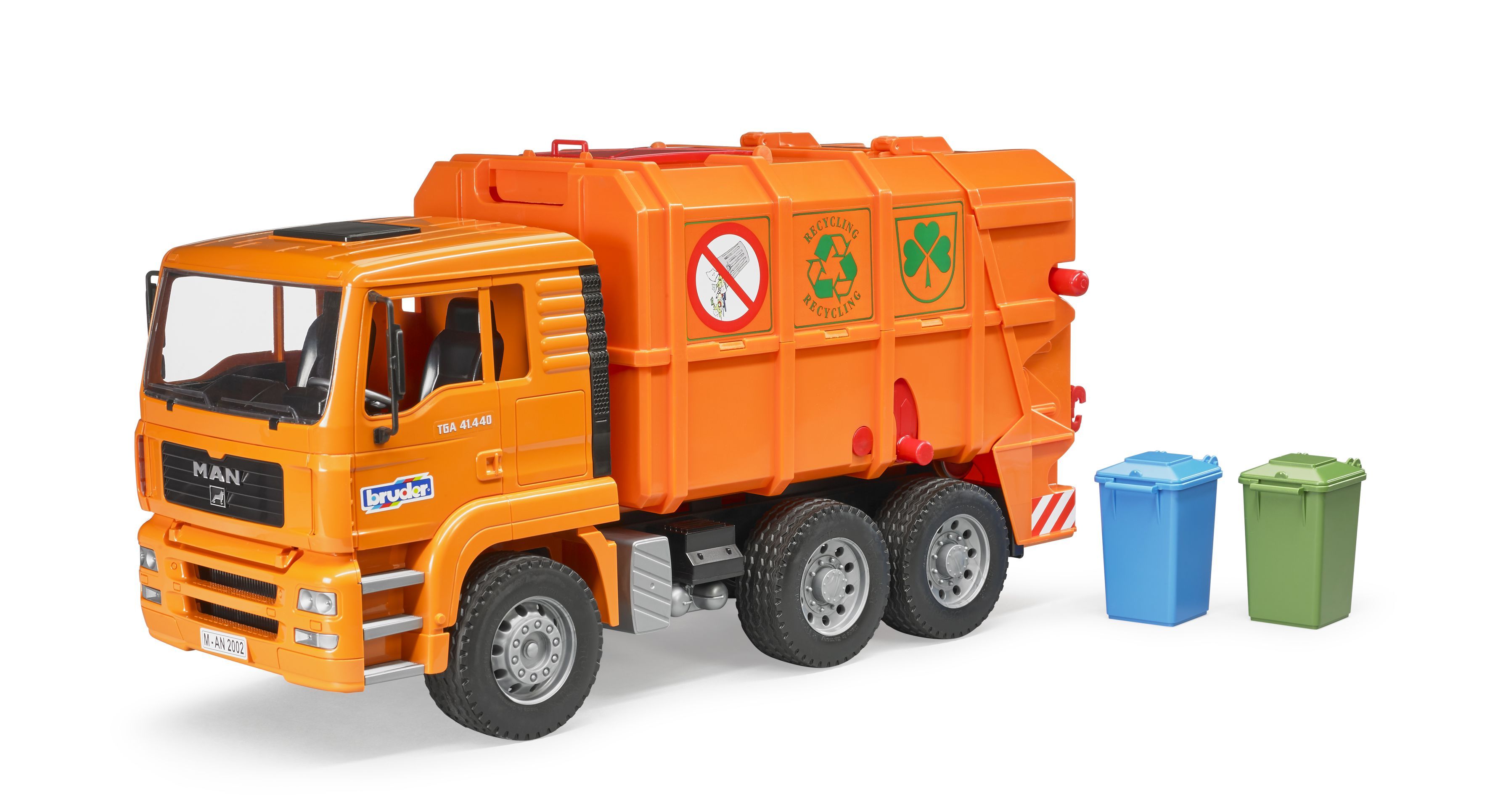 MAN TGA trasporto rifiuti arancione - toysvaldichiana.it