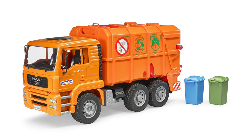 MAN TGA trasporto rifiuti arancione - toysvaldichiana.it