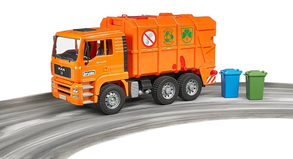 MAN TGA trasporto rifiuti arancione - toysvaldichiana.it