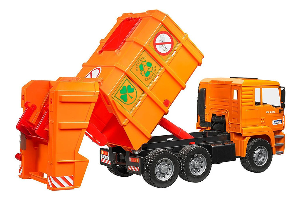 MAN TGA trasporto rifiuti arancione - toysvaldichiana.it