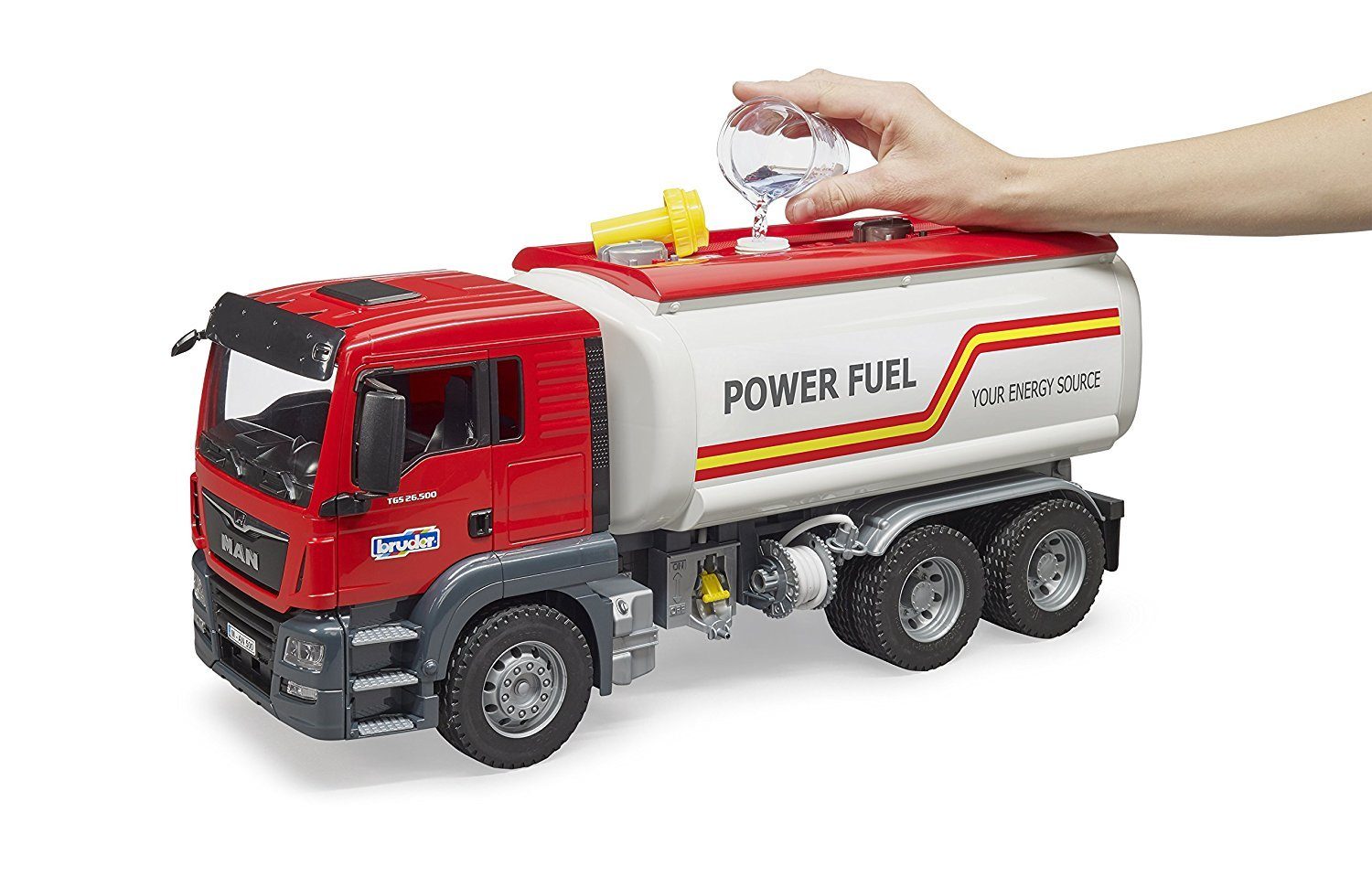 MAN TGS autocisterna Bruder 3775 - toysvaldichiana.it