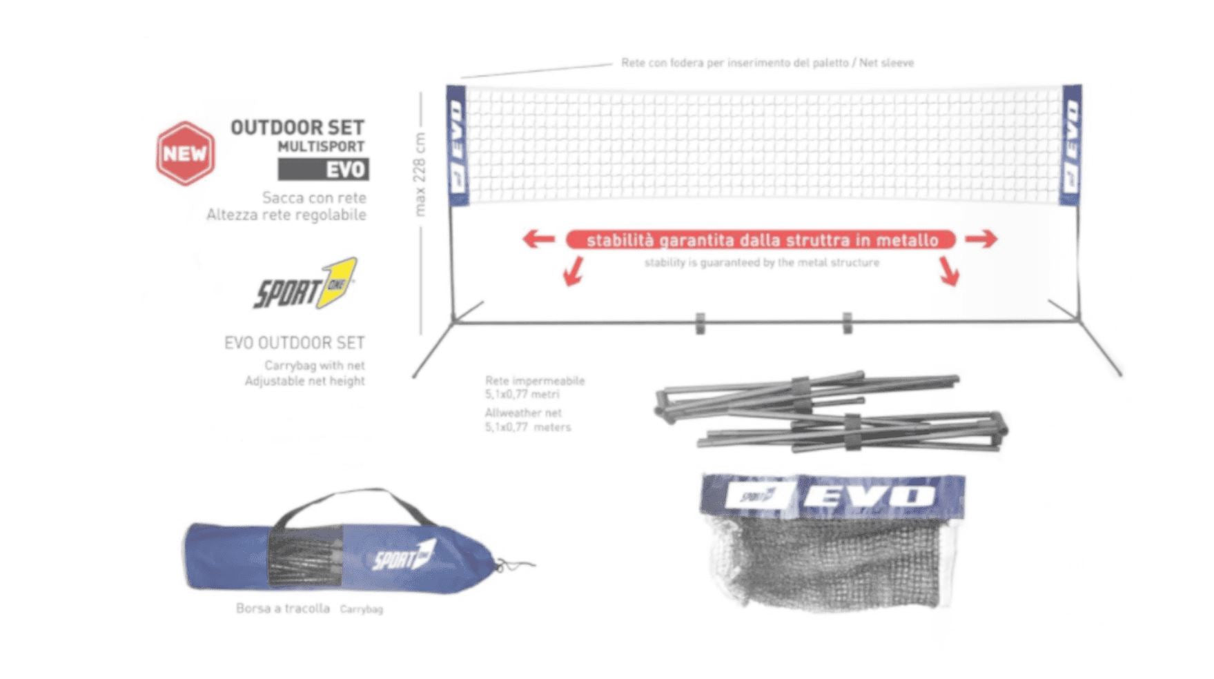 MANDELLI OUTDOOR Set Multisport Evo toysvaldichianasrl 