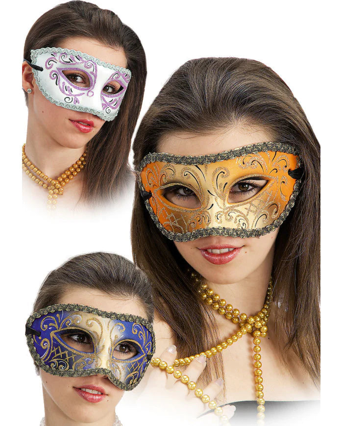 Maschera In Cartapesta Decorata CARNIVAL TOYS toysvaldichiana.it 
