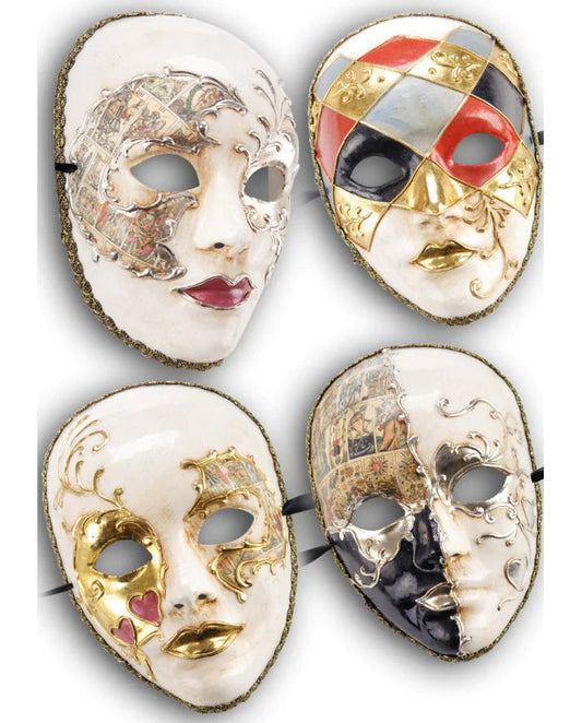 Maschera In Cartapesta Decorata CARNIVAL TOYS toysvaldichiana.it 