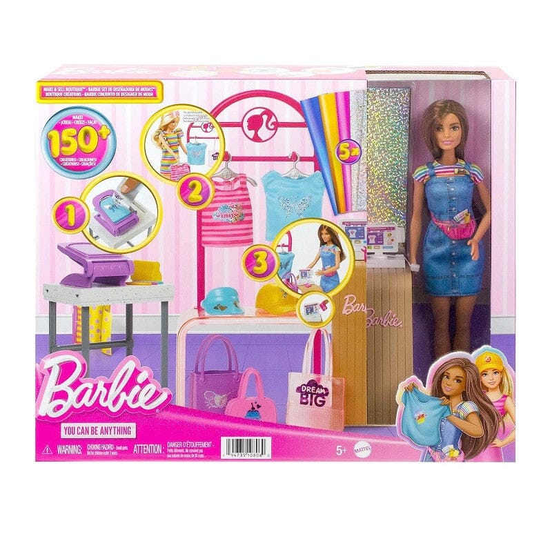 Mattel Barbie Boutique MODA Playset Con Accessori toysvaldichiana.it 