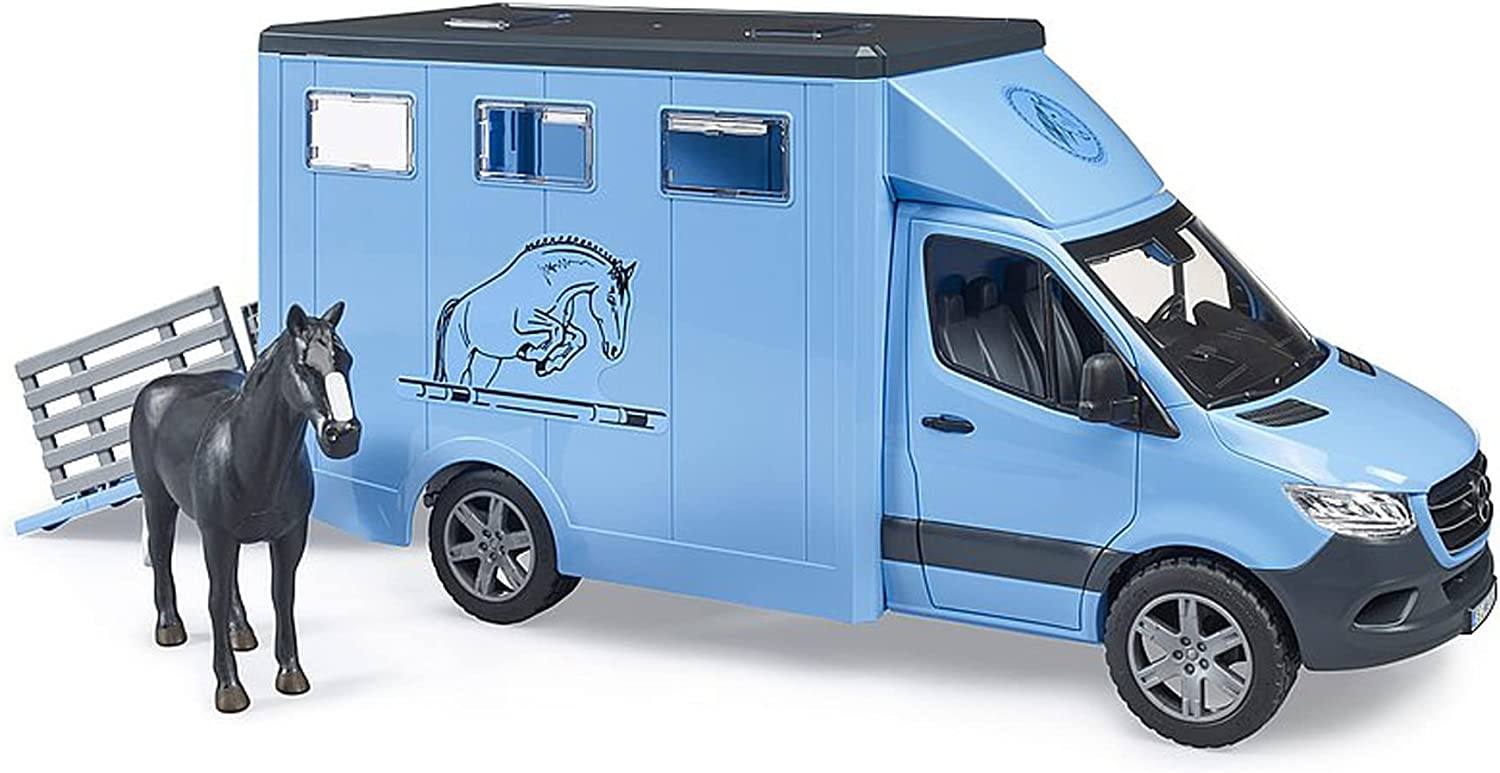 MB Sprinter Camion Per Trasporto Animali 1 Cavallo 02306 