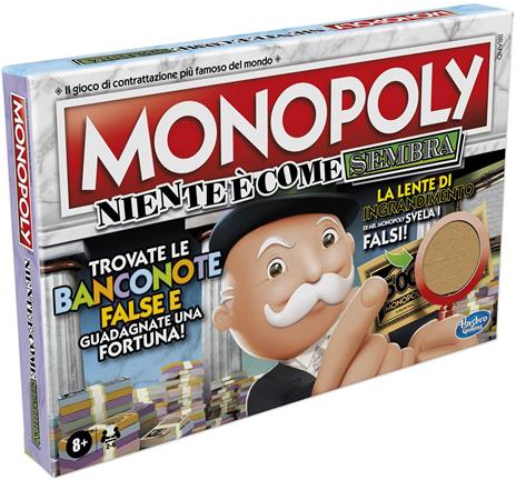 Monopoly Niente È Come Sembra. Gioco da tavolo HASBRO 