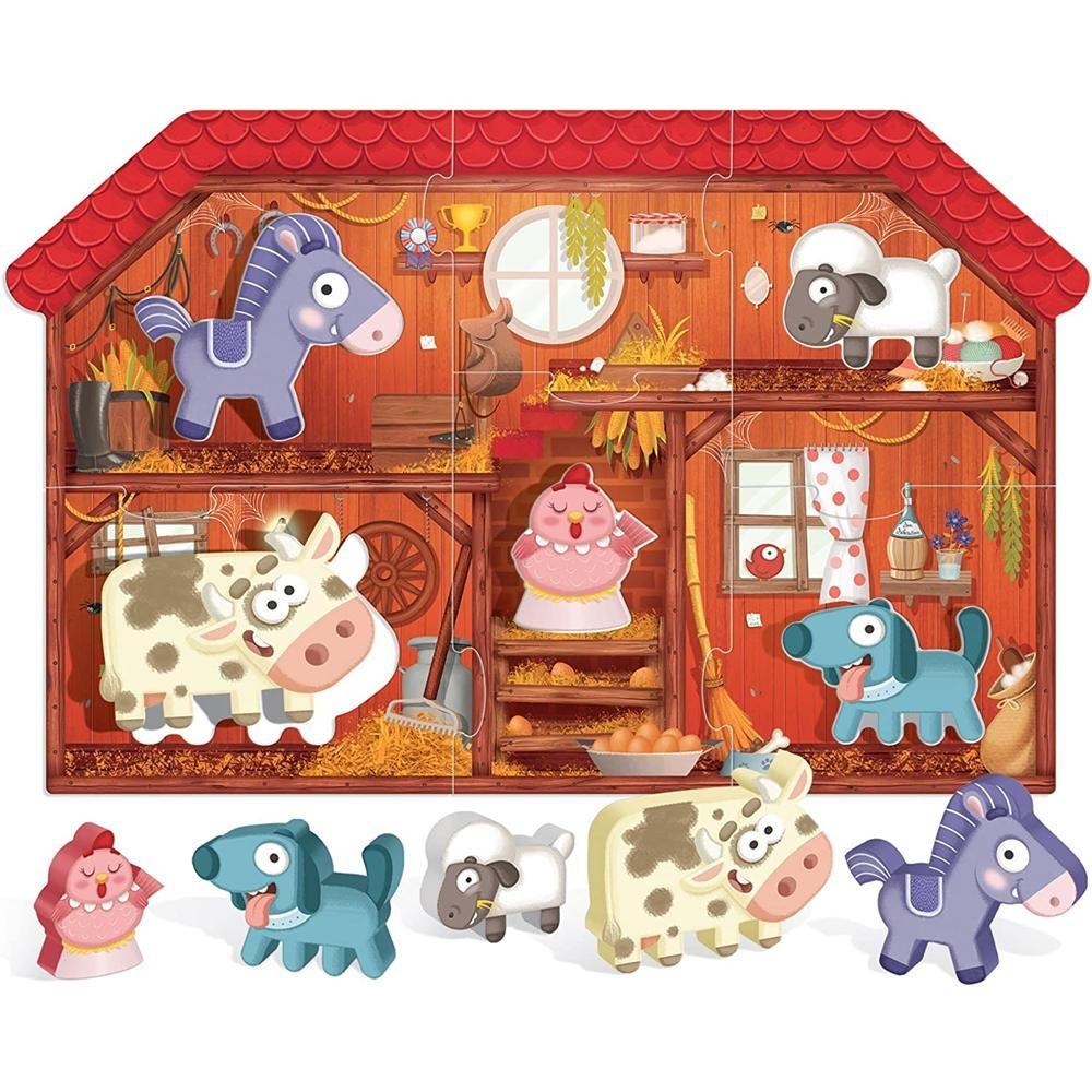 Montessori My First Puzzle The Farm HEADU 