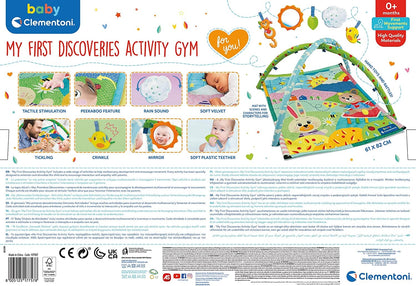 My First Discoveries Activity Gym-Palestrina Neonato Multifunzione CLEMENTONI toysvaldichiana.it 