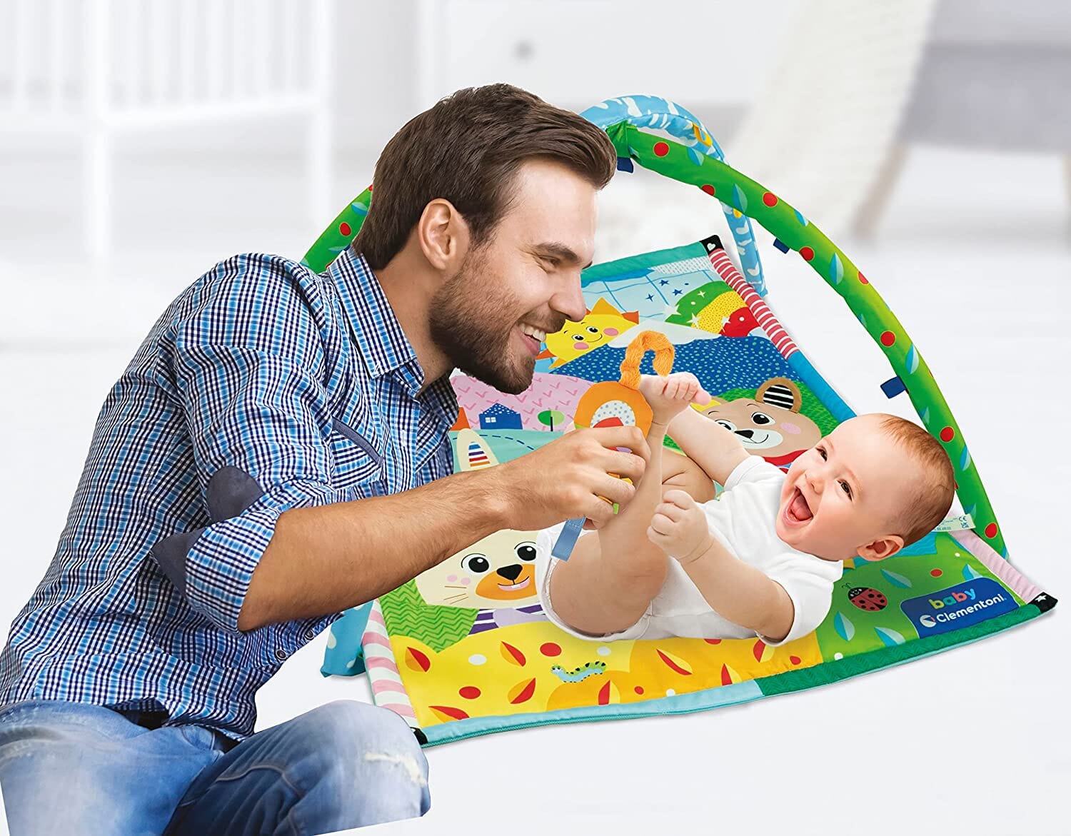 My First Discoveries Activity Gym-Palestrina Neonato Multifunzione CLEMENTONI toysvaldichiana.it 
