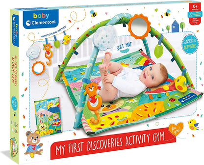 My First Discoveries Activity Gym-Palestrina Neonato Multifunzione CLEMENTONI toysvaldichiana.it 