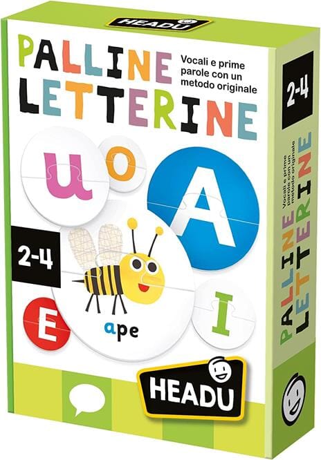 Palline Letterine Headu toysvaldichiana.it 
