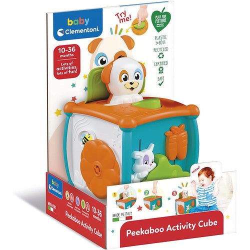 Peek-A-Boo Activity Cube Clementoni toysvaldichiana.it 