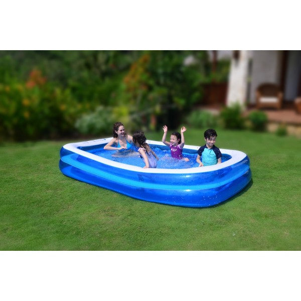 Piscina Rettangolare Gonfiabile 265x175x50cm Sun Club per Bambini toysvaldichiana.it 
