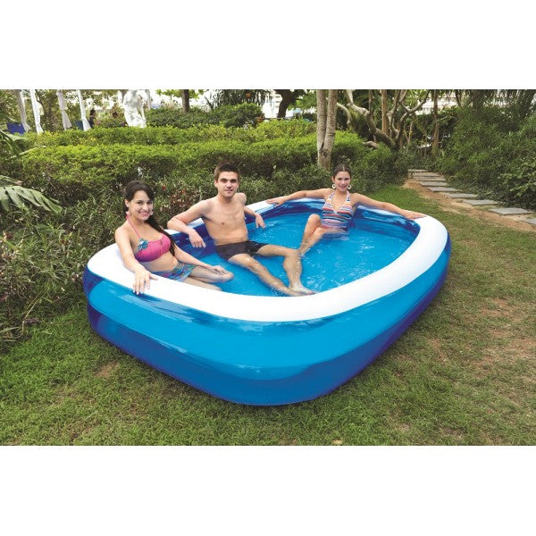Piscina Rettangolare Gonfiabile 265x175x50cm Sun Club per Bambini toysvaldichiana.it 