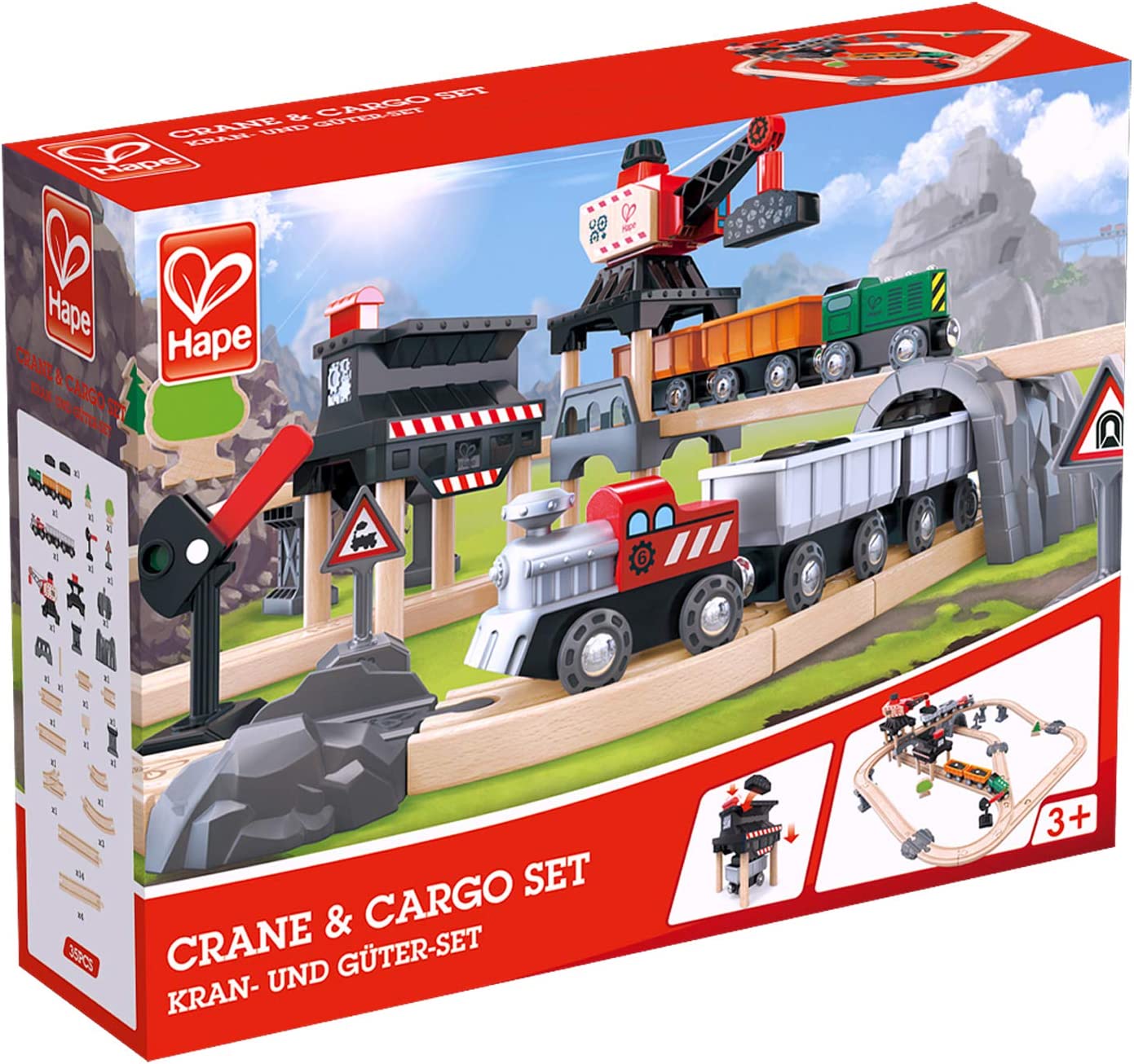 Pista Miniera Con Gru HAPE toysvaldichiana.it 