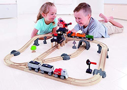 Pista Miniera Con Gru HAPE toysvaldichiana.it 