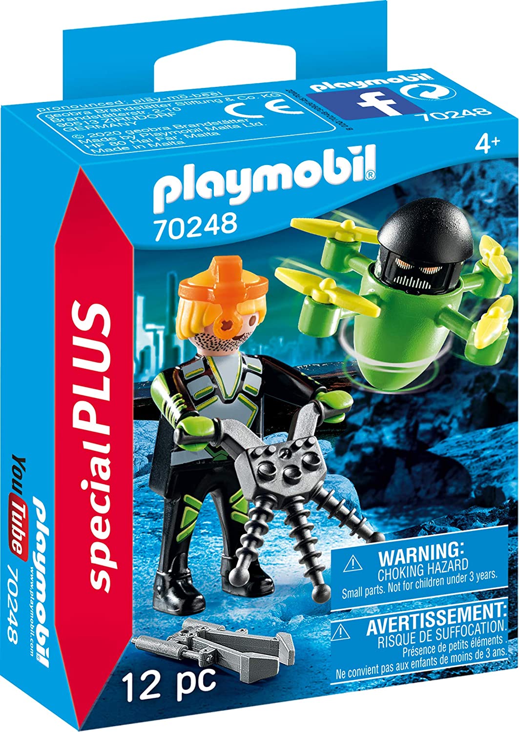 Playmobil 70248 Agente Con Drone toysvaldichiana.it 