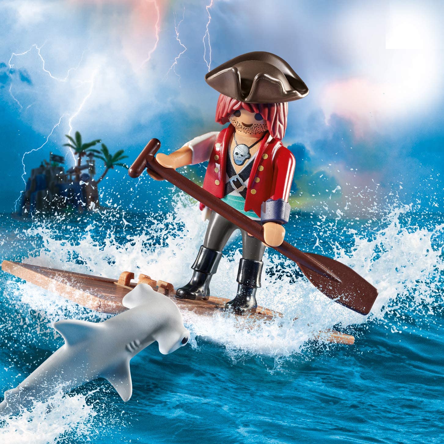 Playmobil 70598 Pirata E Squalo toysvaldichiana.it 