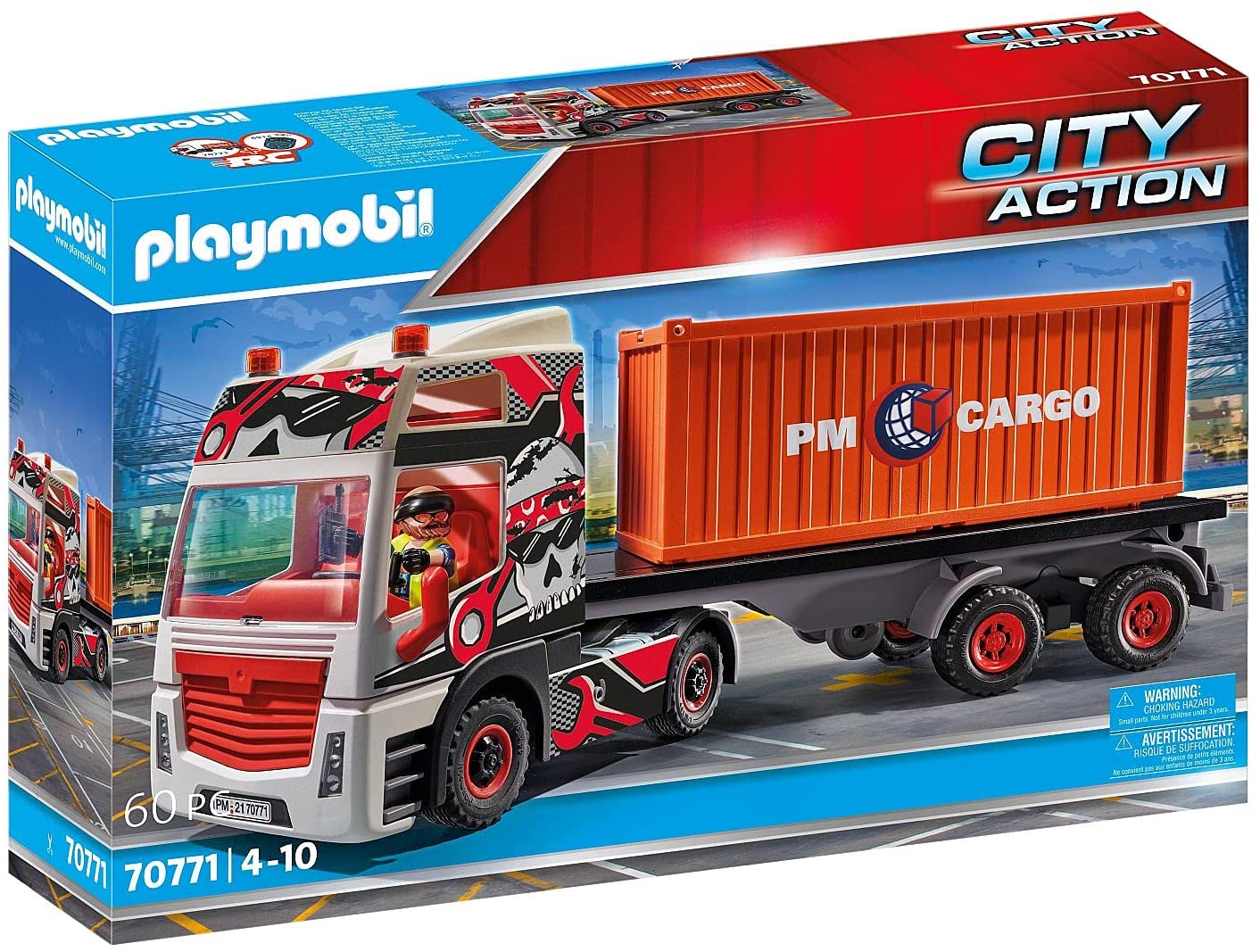 Playmobil 70771 Motrice Con Container PLAYMOBIL 
