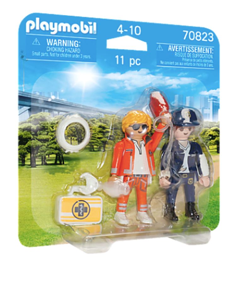 Playmobil 70823 DUOPACK - DOTTORE E POLIZIOTTA Giocattoli PLAYMOBIL 