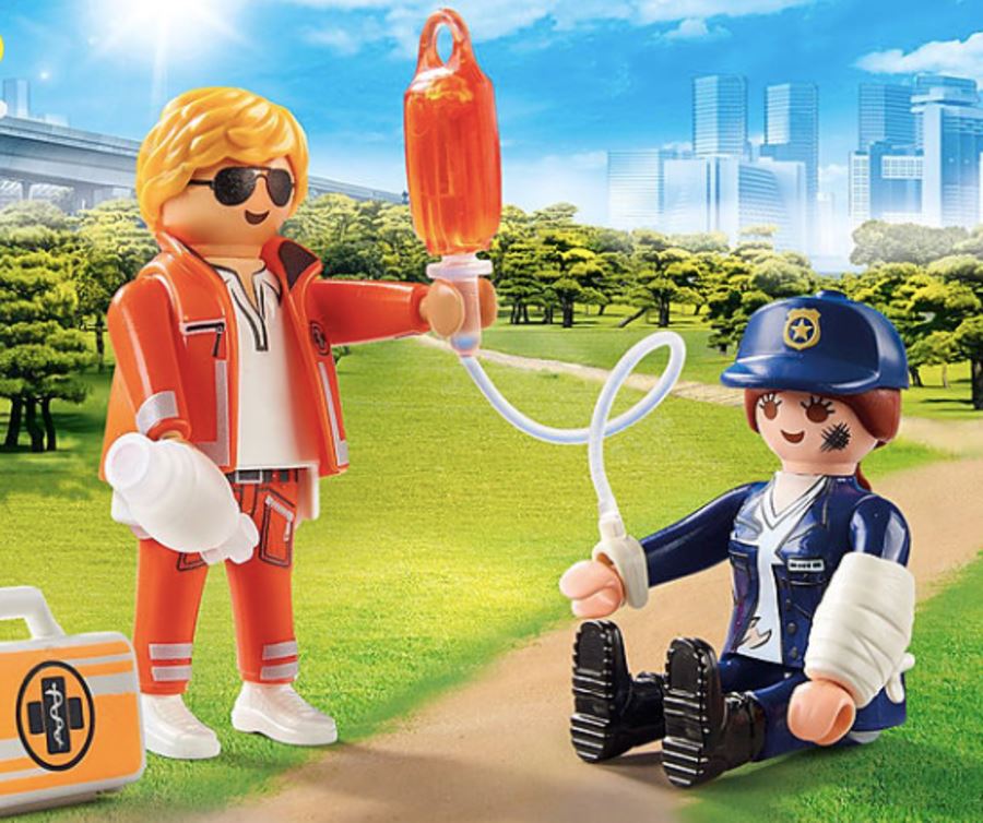 Playmobil 70823 DUOPACK - DOTTORE E POLIZIOTTA Giocattoli PLAYMOBIL 