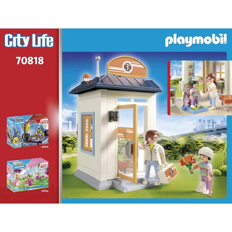 Playmobil City Life 70818 Starter Pack Pediatra Giocattoli PLAYMOBIL 