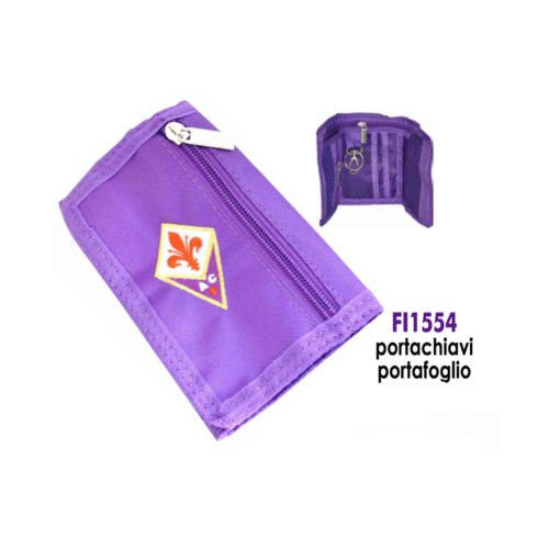 PORTAFOGLIO CON PORTACHIAVI A STRAPPO A.C. FIORENTINA CALCIO UFFICIALE toysvaldichiana.it 