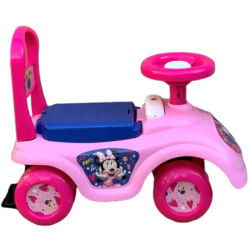 PRIMI PASSI CAVALCABILE CON TELAIO E TELEFONINO DISNEY MINNIE LUBEX 007076 toysvaldichiana.it 