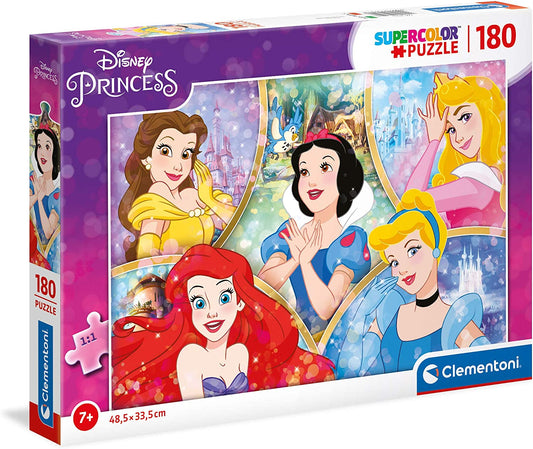 Princess Puzzle 180 Pezzi Clementoni toysvaldichiana.it 