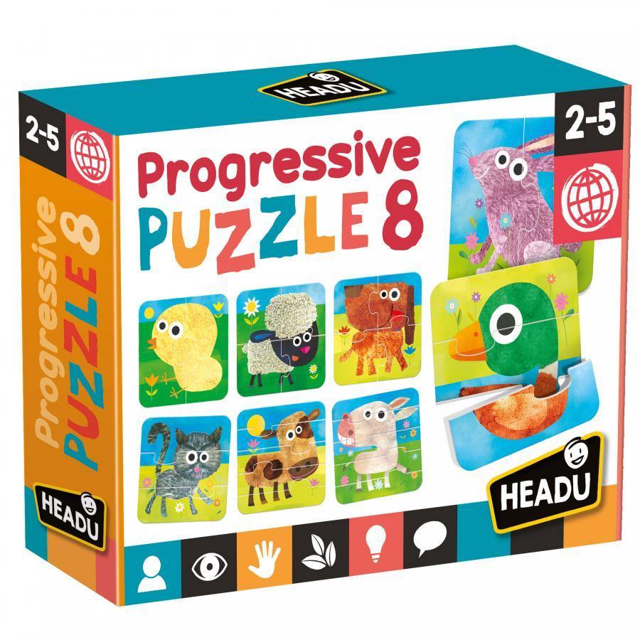 Progressive Puzzle 8 MU23936 Headu - toysvaldichiana.it