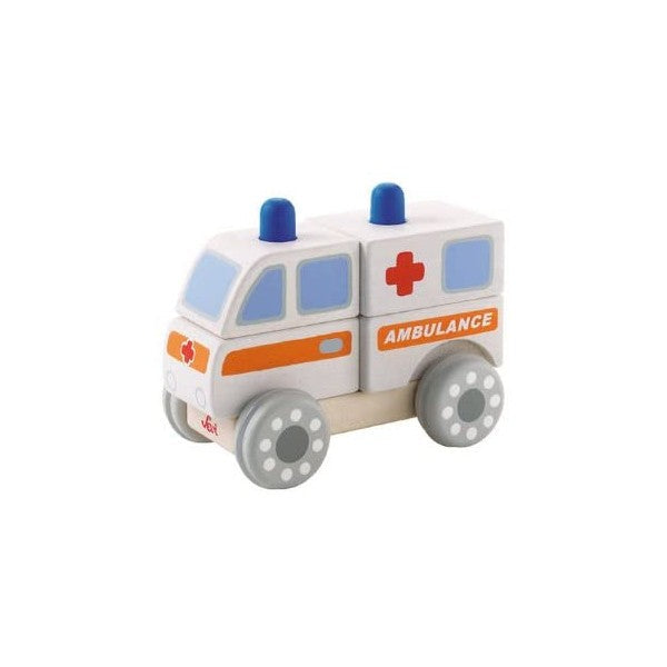 Push & Pull Ambulanza Sevi toysvaldichiana.it 
