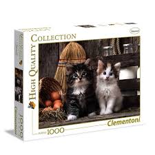 Puzzle  1000 Hqc Lovely Kittens Clementoni - toysvaldichiana.it