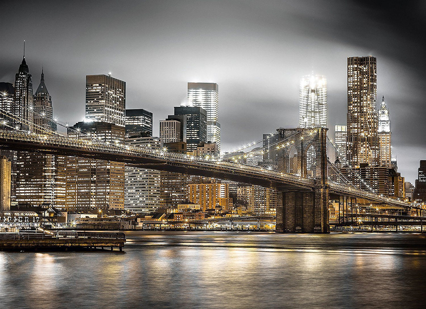 Puzzle  1000 Hqc New York Skyline Clementoni - toysvaldichiana.it