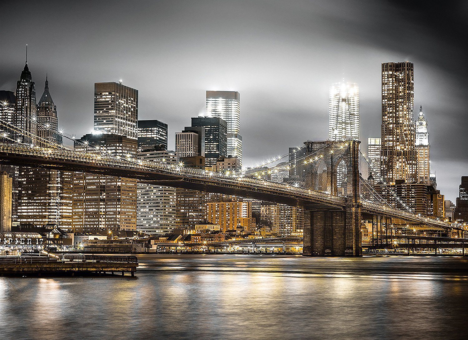 Puzzle  1000 Hqc New York Skyline Clementoni - toysvaldichiana.it