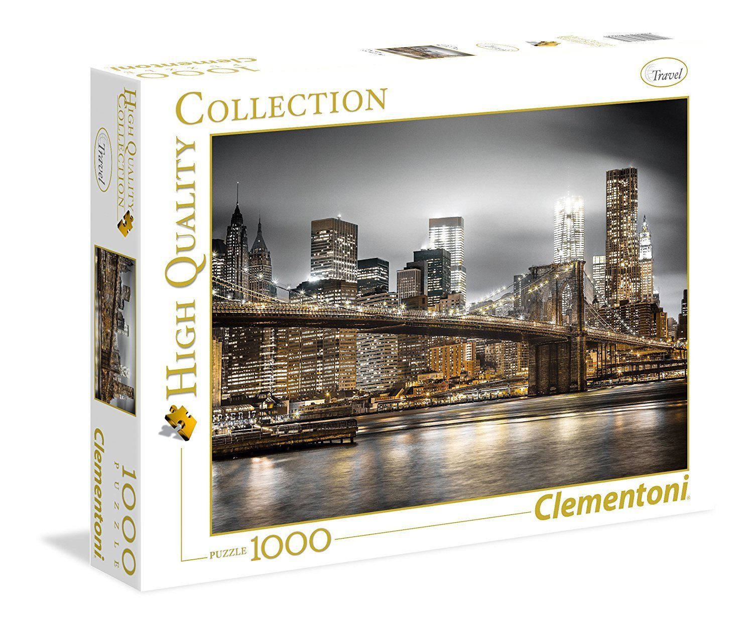 Puzzle  1000 Hqc New York Skyline Clementoni - toysvaldichiana.it