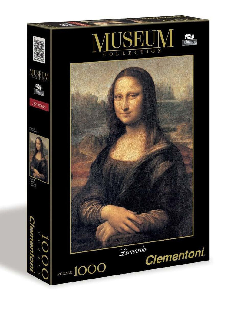 Puzzle  1000 Leonardo-Gioconda-(Museum Clementoni - toysvaldichiana.it