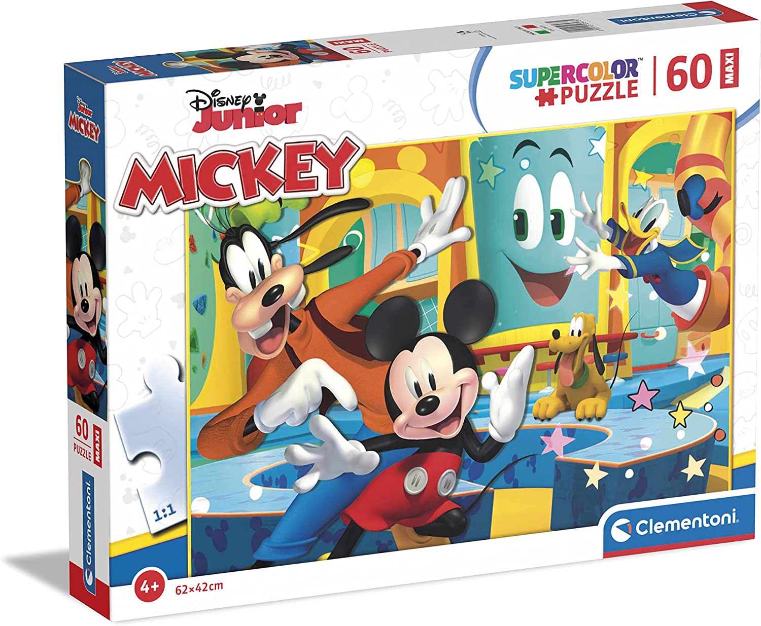 Puzzle 104 Pezzi Mickey Mouse Clementoni toysvaldichiana.it 