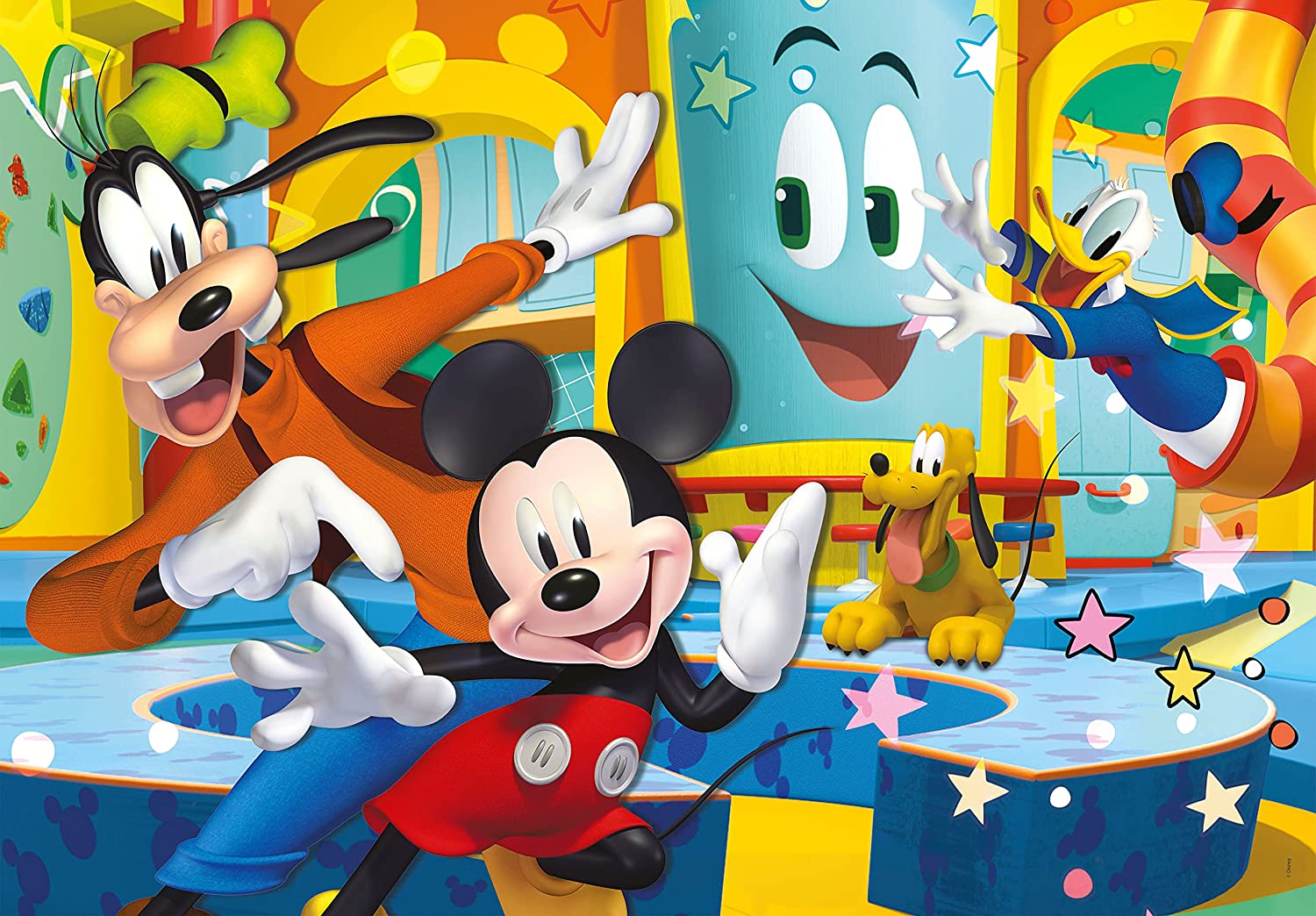 Puzzle 104 Pezzi Mickey Mouse Clementoni toysvaldichiana.it 