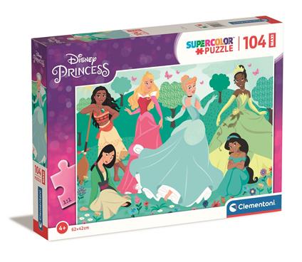 Puzzle 104 Pezzi Princess CLEMENTONI toysvaldichiana.it 