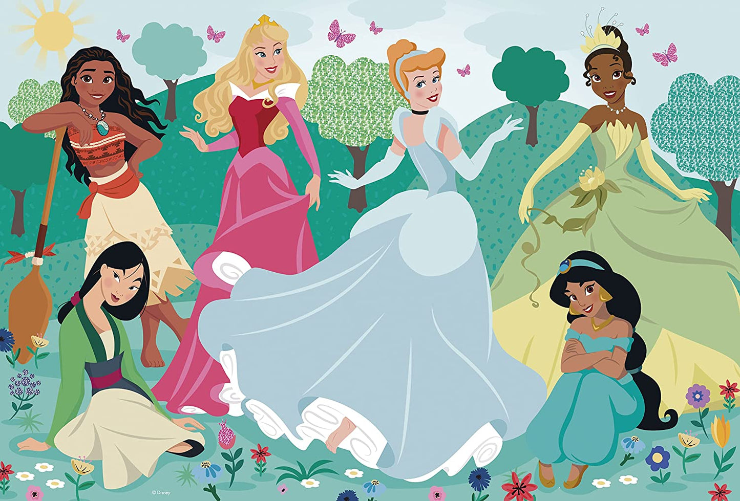 Puzzle 104 Pezzi Princess CLEMENTONI toysvaldichiana.it 